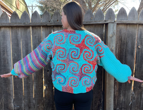 Crochet Spiral Out Cardigan