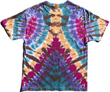 Tipped Tie Dyed Tee Shirt (Purp)