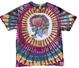 Tipped Tie Dyed Tee Shirt (Purp)