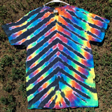 Reverse Vertical Tie Dyed Shirt