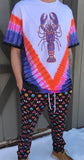 Tipper and Friends Lobster Tie Dyed Shirt