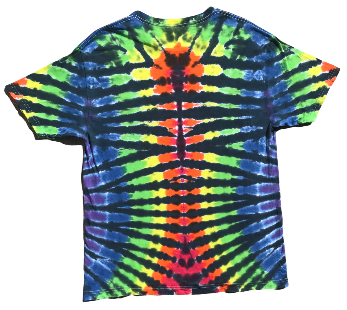 Black rainbow best sale tie dye shirt
