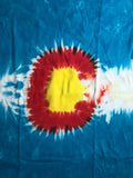 Colorado Flag Tie Dyed Shirt