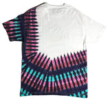 DB ATL Tie Dyed Shirt (Pink, Purple, Blue w/ Black Lines)