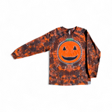 Pumpkin Long Sleeve Tie Dye