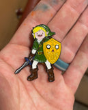 Link x Finn & Jake Enamel Pin