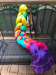 15 Yard Rainbow Tie-Dye Aerial Silk
