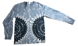 Grey & Black Peacock Long Sleeve (size medium)