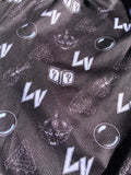 Lively Vibes Basketball Shorts Black & White