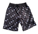 Lively Vibes Basketball Shorts Black & White