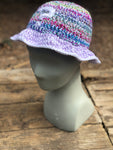 Rainbow and Purple ? Crochet Bucket Hat