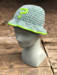 Grey and Green ? Crochet Bucket Hat