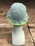 Grey and Green ? Crochet Bucket Hat