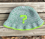 Grey and Green ? Crochet Bucket Hat