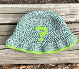 Grey and Green ? Crochet Bucket Hat