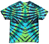 Tipped Tie Dyed Tee Shirt (Neon)