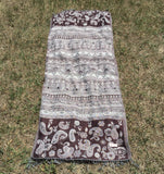 Brown and Grey Pashmina - Lively Vibes