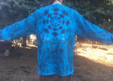 Blue Geometric Tipper Long Sleeve - Lively Vibes