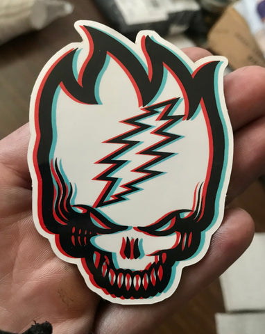Spit Fire On The Mountain Sticker