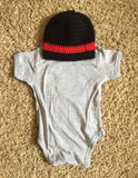 Space Your Face Baby Onesie and Hat Set - Lively Vibes