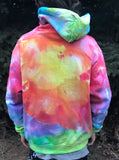 Lively Vibes Tie Dyed Logo Hoodie
