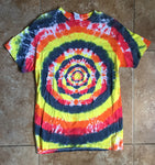 Tie Dyed Fire Mandala Shirt - Lively Vibes