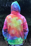 Lively Vibes Tie Dyed Logo Hoodie