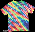 Rainbow Zig Zag Tie Dyed Shirt