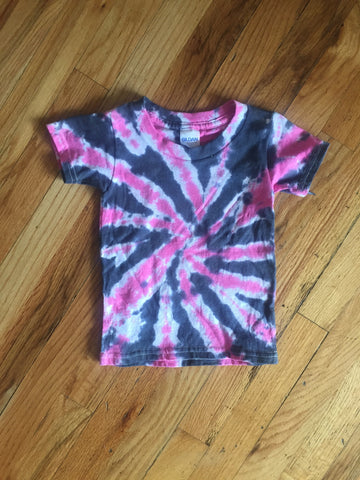 Pink and Black Spiral Tie-dye - Lively Vibes
