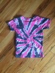 Pink and Black Spiral Tie-dye - Lively Vibes