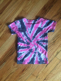 Pink and Black Spiral Tie-dye - Lively Vibes