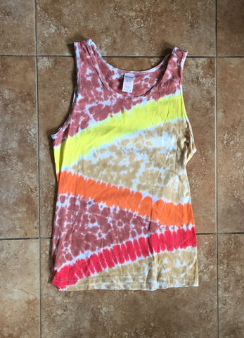 Tie Dyed Thanksgiving Day Tank Top - Lively Vibes