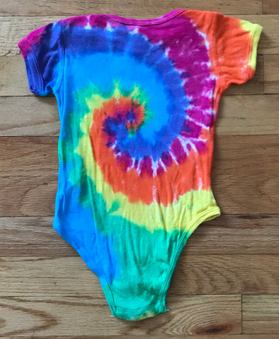 Spiral Tie Dyed Baby Suit