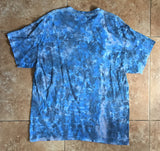 Tie Dyed Blue and Black Pocket Mandala - Lively Vibes