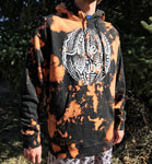 Reverse Dyed LV logo hoodie