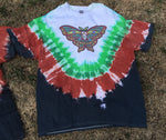 Luna Moth Tie Dyed Shirt - Lively Vibes