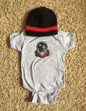 Space Your Face Baby Onesie and Hat Set - Lively Vibes