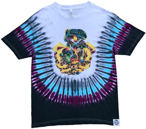 Mushies Of Life Tie Dyed Shirt