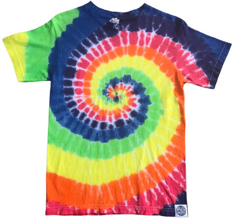Rainbow Spiral Tie Dyed Shirt