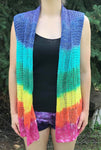 Rainbow Tie Dyed Cardigan (Size M)
