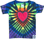 Kids Heart Tie Dyed Shirt